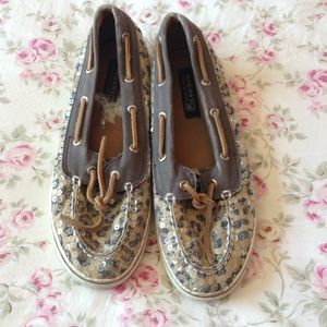 SPERRY TOP SDER LEOPARD PRINT 5M